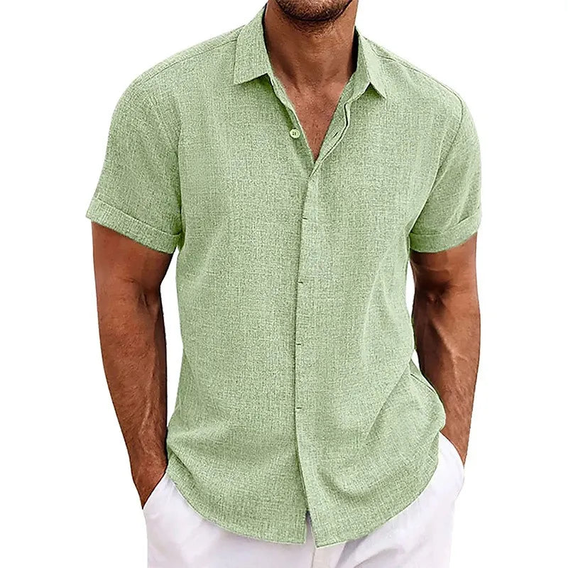Casual Cotton Linen Shirt
