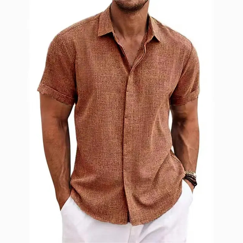 Casual Cotton Linen Shirt